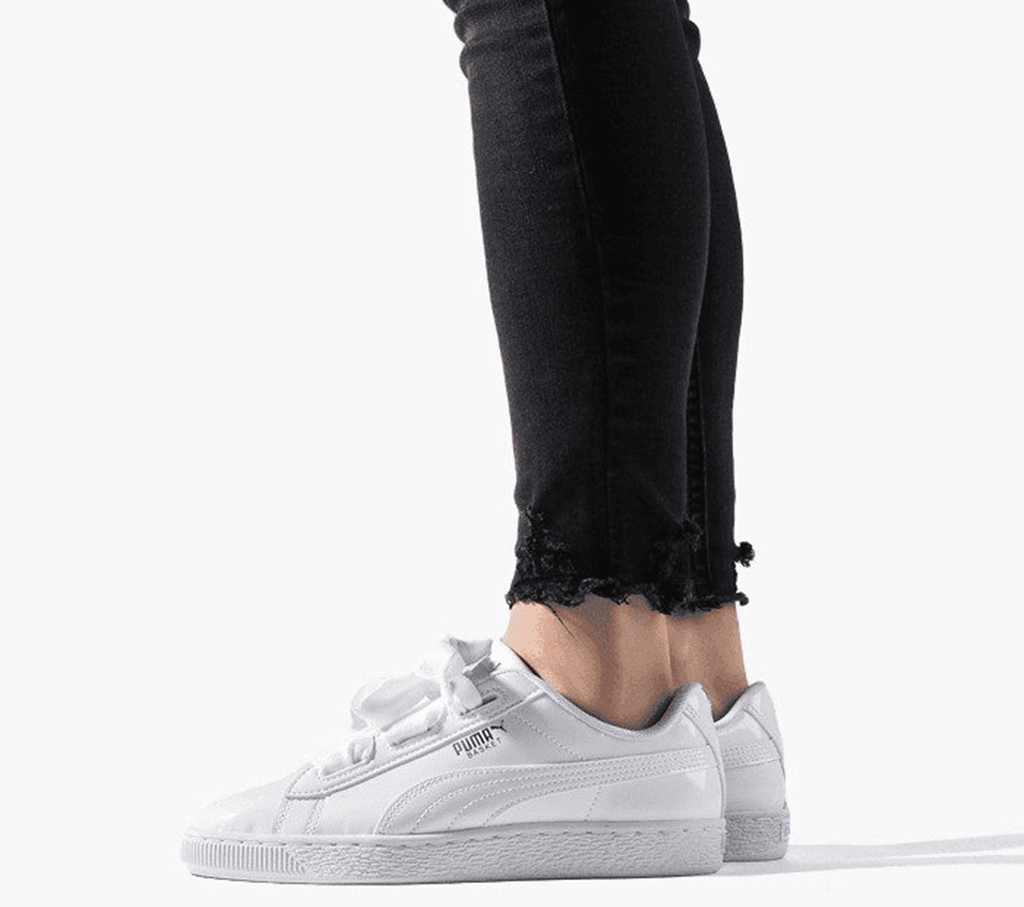 Giày Puma Wmns Basket Heart 'Patent Jr' 364817-02 - Ảnh 3