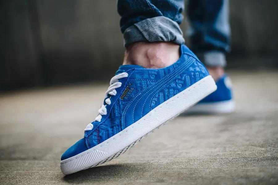 Giày Puma Suede Classic Paris 'Electric Blue' 366298-01 - Ảnh 3