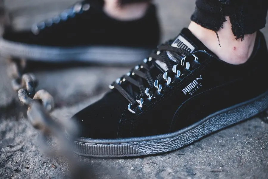 Giày Puma Classic X Chain 'Black Suede' 367391-03 - Ảnh 6