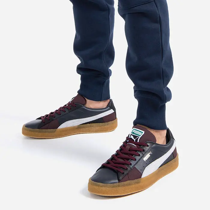 Alternative view of Giày Puma Suede Crepe Patch Shoes 'Fudge Grey Violet' 381195-02