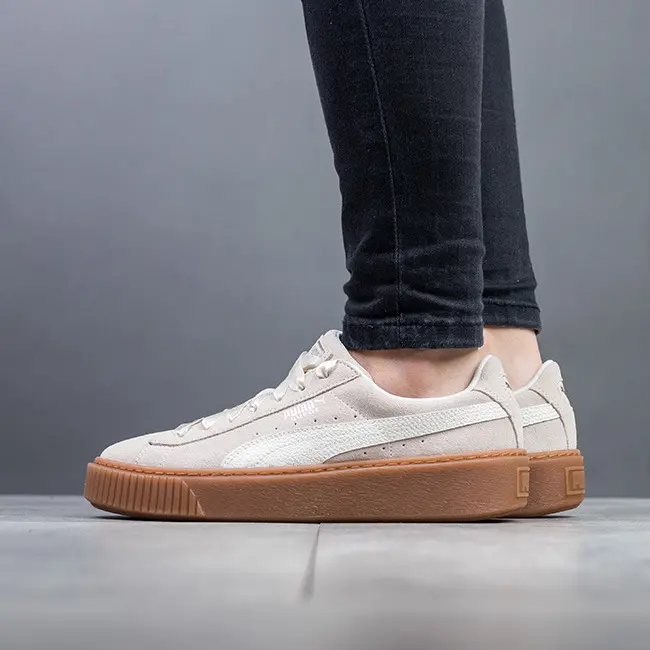 Alternative view of Giày Puma Wmns Suede Platform Bubble 'Beige' 366439-02
