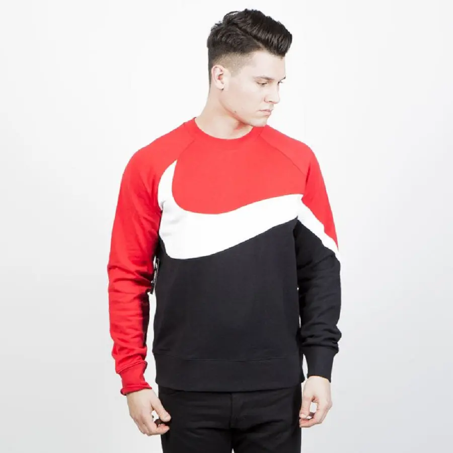 Alternative view of Áo Nike Sportswear Swoosh Crewneck AR3088-010