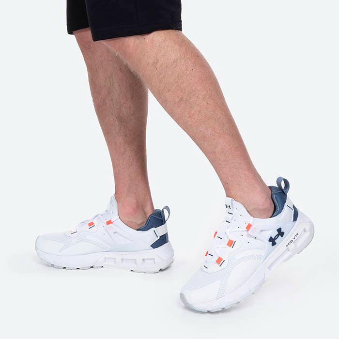 Giày Under Armour HOVR Mega MVMNT 'White Orange' 3023594-104 - Ảnh 3