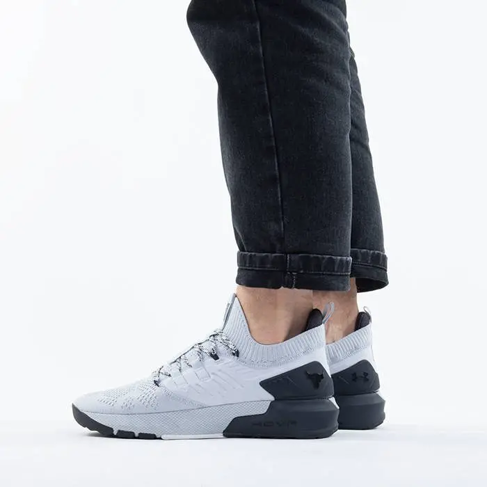 Giày Under Armour Project Rock 3 'Halo Grey Black' 3023004-100 - Ảnh 4