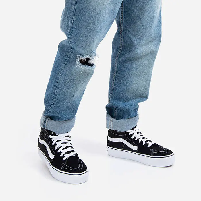 Giày Vans Sk8-Hi Tapered 'Black' VN0A4U169FN - Ảnh 4