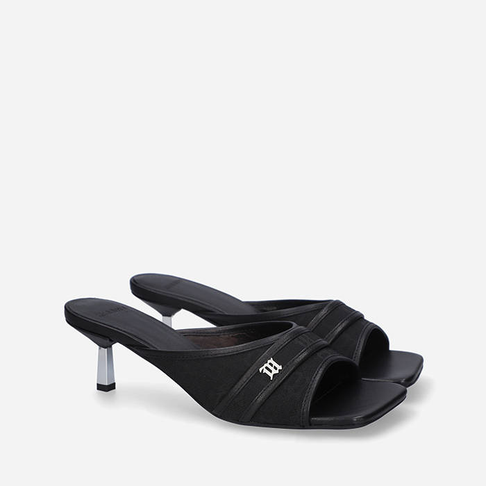 Giày MSIBHV Sasha Slip On Sandal Black 3121BM630 - Ảnh 2