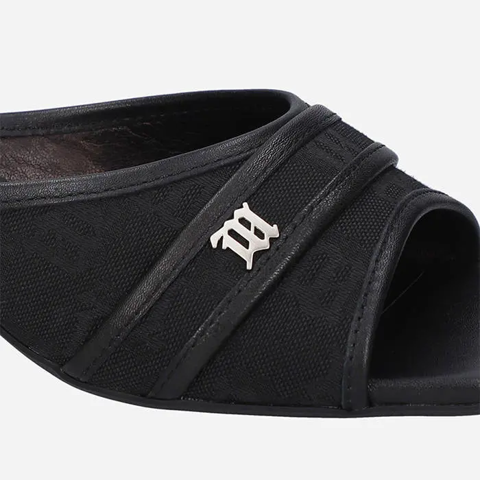 Giày MSIBHV Sasha Slip On Sandal Black 3121BM630 - Ảnh 4