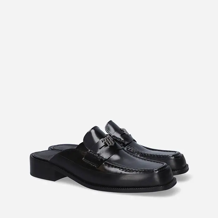 Giày MSIBHV The Brutalist Slip On Loafers Black 3121BM641 - Ảnh 2