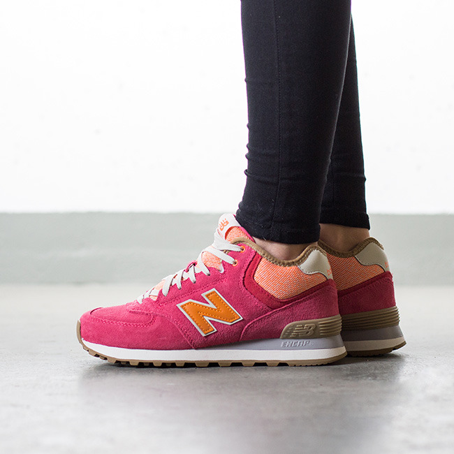Giày New Balance 574 Wmns 'Pink Coral' WH574WB - Ảnh 5