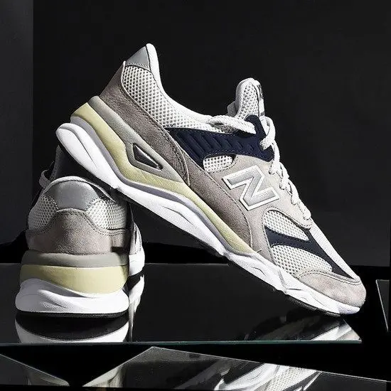 Giày New Balance X90 'Grey Navy' MSX90RPB - Ảnh 4
