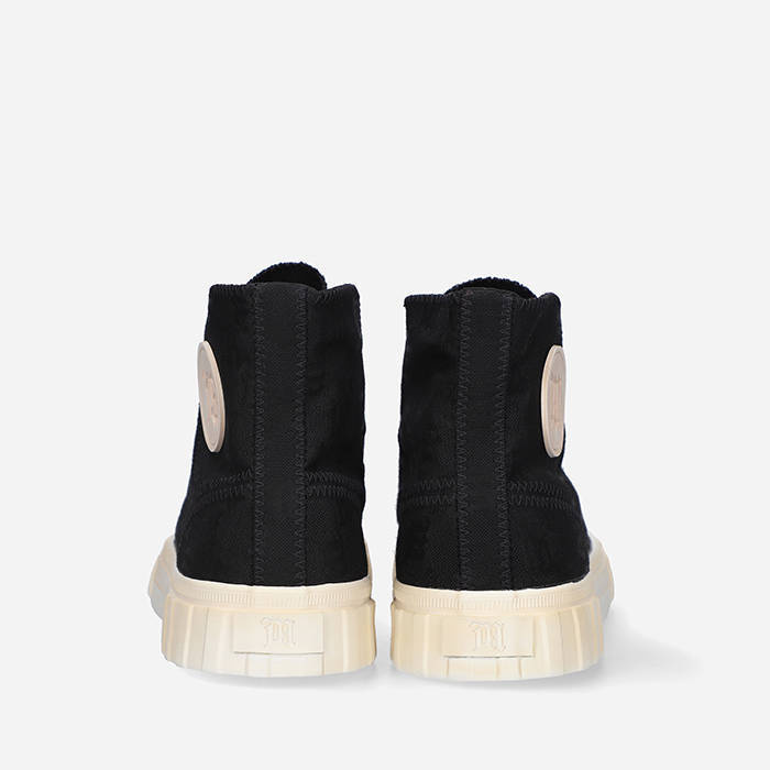 Giày MSIBHV Army Sneaker High Monogram Black 3121BM635 - Ảnh 3