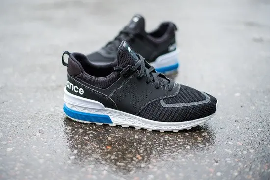 Alternative view of Giày New Balance 574 'Black Blue' MS574PCB