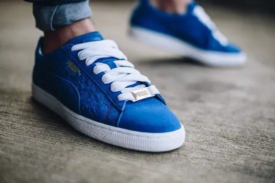 Giày Puma Suede Classic Paris 'Electric Blue' 366298-01 - Ảnh 4