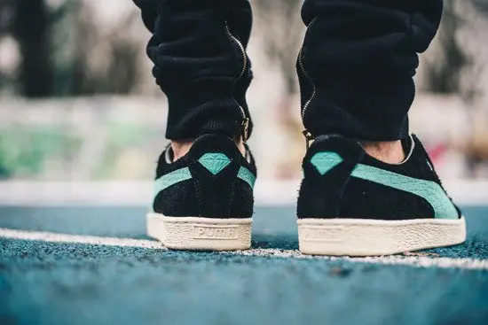 Giày Puma Suede Diamond Supply Co. 'Black Diamond Blue' 365650-01 - Ảnh 5