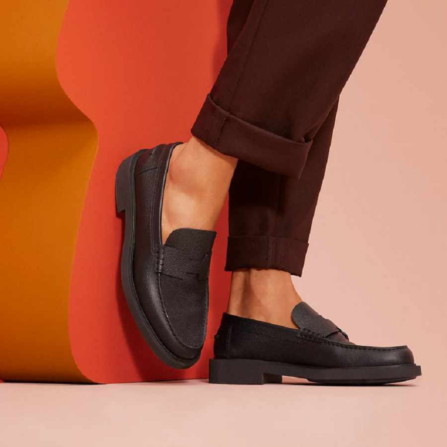 Giày Hermes English Loafer ‘Black’ H221976ZA01390 - Ảnh 5