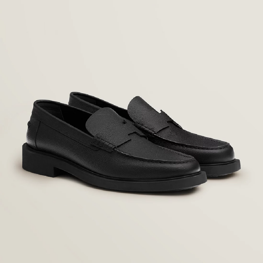 Giày Hermes English Loafer ‘Black’ H221976ZA01390 - Ảnh 4