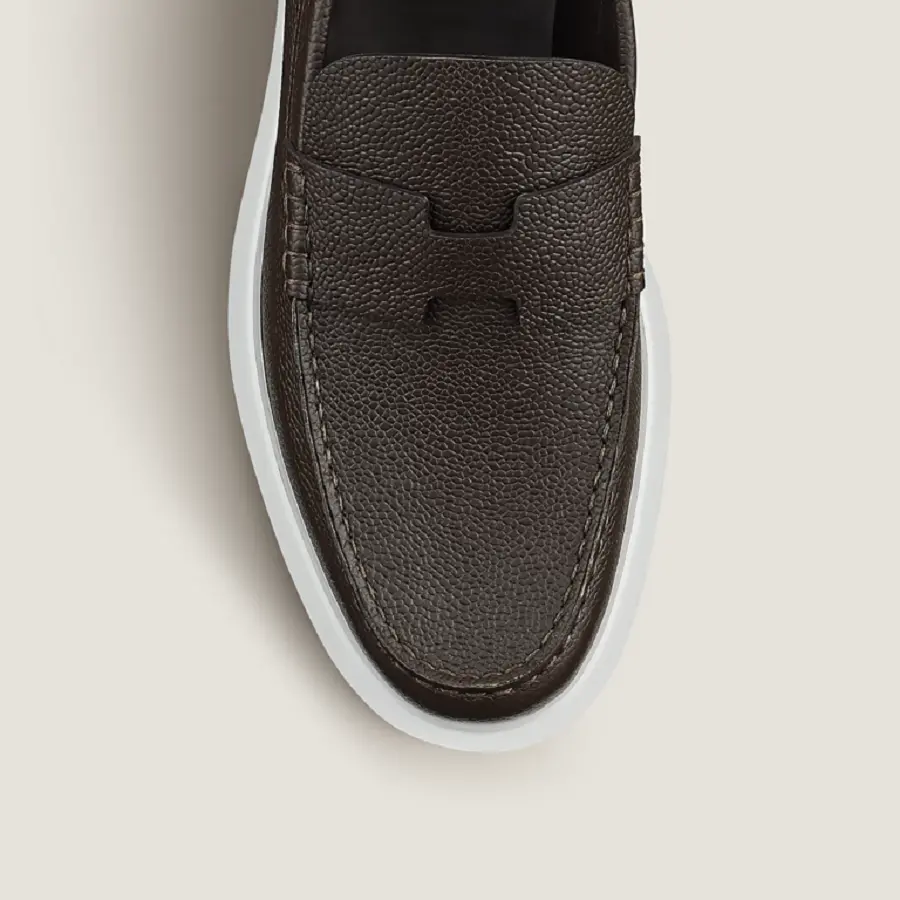Giày Hermes English Loafer ‘Ebony Brown’ H221976ZAME410 - Ảnh 3