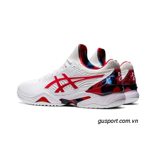 Giày Asics Court FF Novak LE 'White Classic Red' 1041A202-110 - Ảnh 4