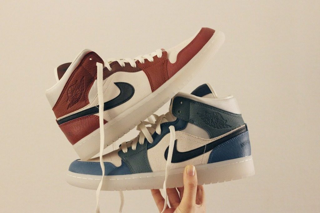 Giày Nike Wmns Air Jordan 1 Mid 'Anti Gravity Machines' DM9601-200 - Ảnh 5