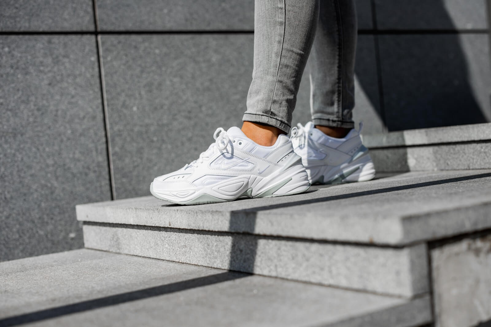 Giày Nike M2K Tekno 'White Pure Platinum' AO3108-100 - Ảnh 3