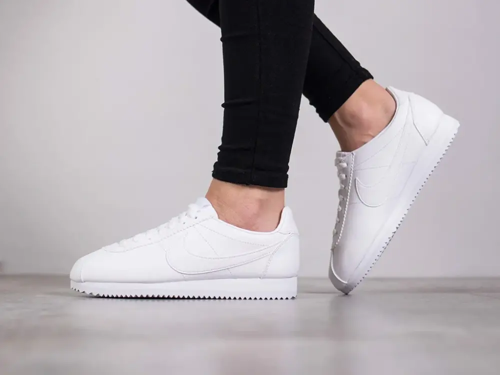 Giày Nike Wmns Classic Cortez Leather 'White' 807471-102 - Ảnh 3