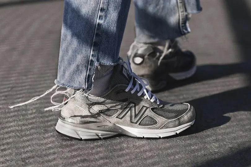 Giày New Balance 'Grey Castlerock Leather' Made in USA M990GL4 - Ảnh 6