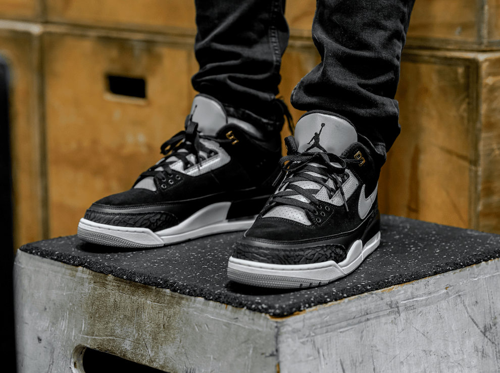 Giày Nike Air Jordan 3 Retro Tinker Sp 'Black Cement' CK4348-007 - Ảnh 4