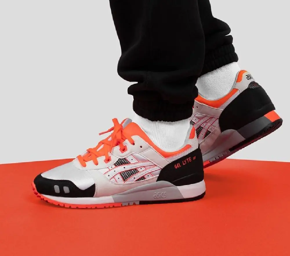 Alternative view of Giày Asics Gel Lyte 3 'White Orange Blue' H819Y-0101