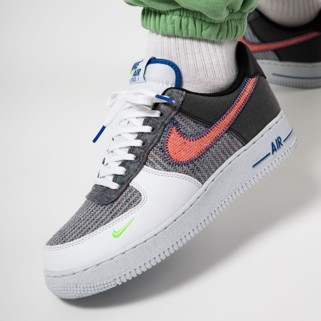 Giày Nike Air Force 1 Low Recycled Jerseys Pack CU5625-122 - Ảnh 6