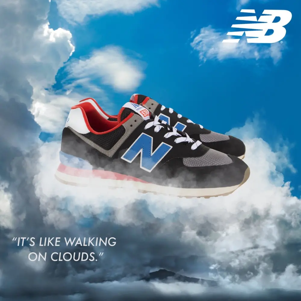 Giày New Balance 574 Core Plus Neo Classic Blue Nebula ML574SOV - Ảnh 8