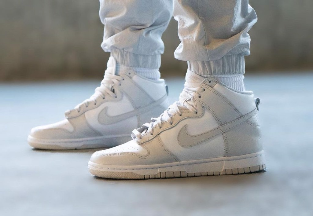 Giày Nike Dunk High 'Vast Grey' DD1399-100 - Ảnh 2