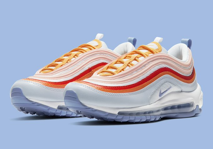 Giày Nike Wmns Air Max 97 'Grey Light Thistle' CW5588-001 - Ảnh 5