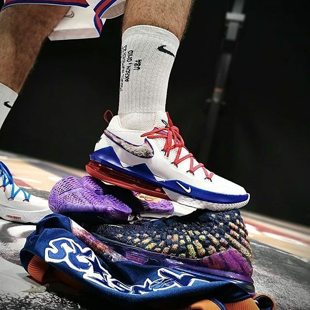 Giày Nike Lebron 17 Low EP 'Tune Squad' CD5006-100 - Ảnh 5