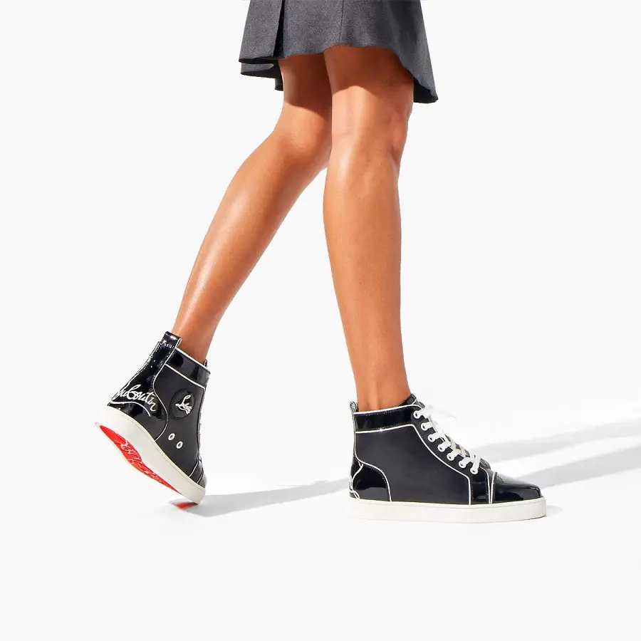 Giày Christian Louboutin Fun Louis 'Black White' 3210908Q003 - Ảnh 4