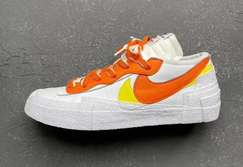 Alternative view of Giày Nike Sacai x Blazer Low 'Magma Orange' DD1877-100