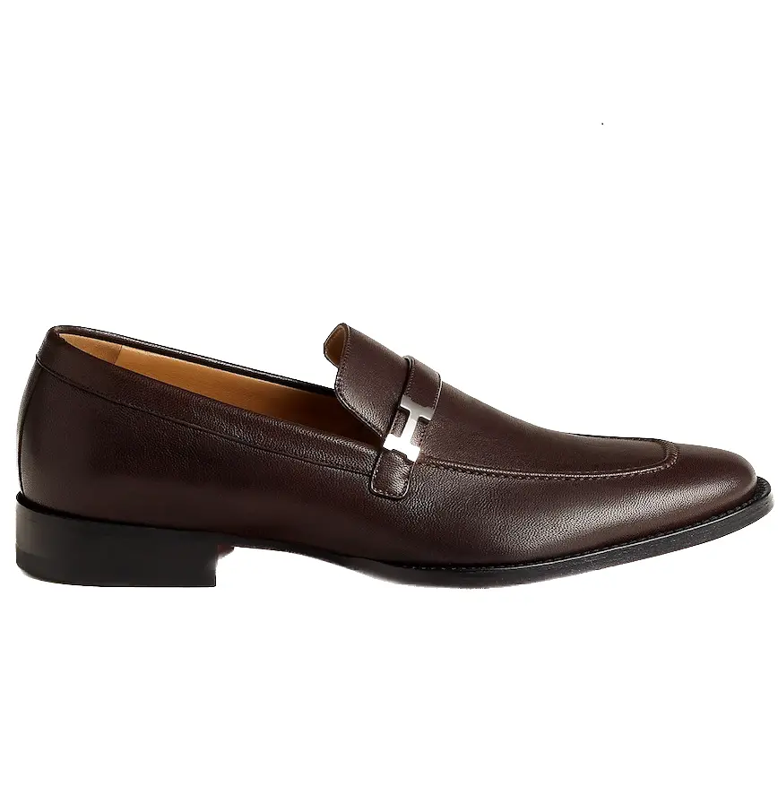 Giày Hermes Guido Loafer 'Marron Ébène' H231993ZAME395