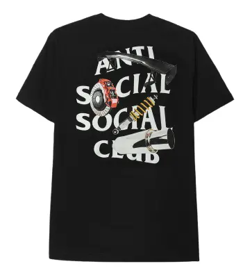 Alternative view of Áo Anti Social Social Club Riceroni Black Tee