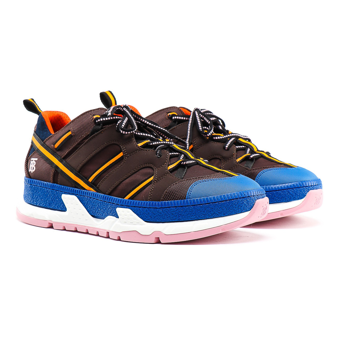 Giày Burberry Nylon Mesh Union 'Coffee Blue' 80156801 - Ảnh 5