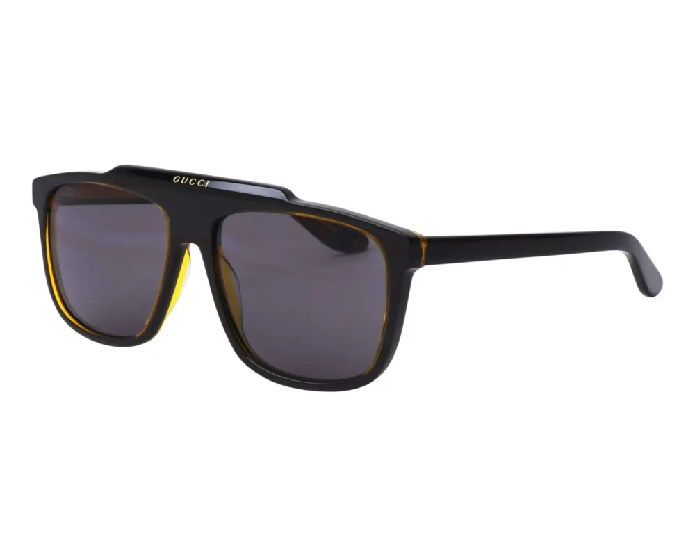 Alternative view of Kính Gucci Square Sunglasses 'Black Gold' GG1039S-001-58