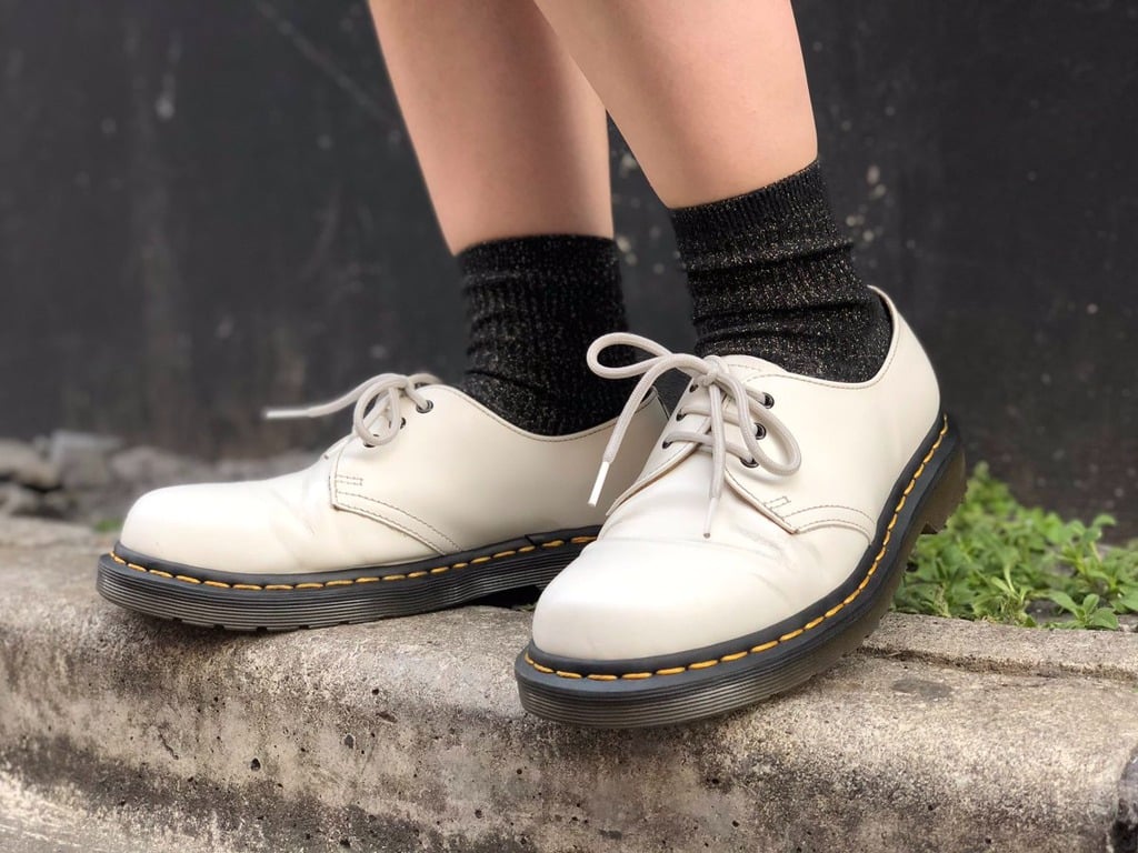 Giày Dr. Martens 1461 Bex 3 Eye Casual Shoes White 26654100 - Ảnh 4