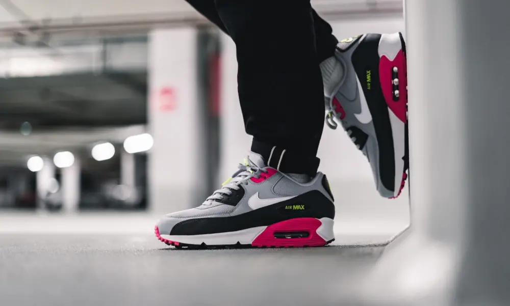 Giày Nike Air Max 90 Essential 'Grey Pink Volt' AJ1285-020 - Ảnh 5