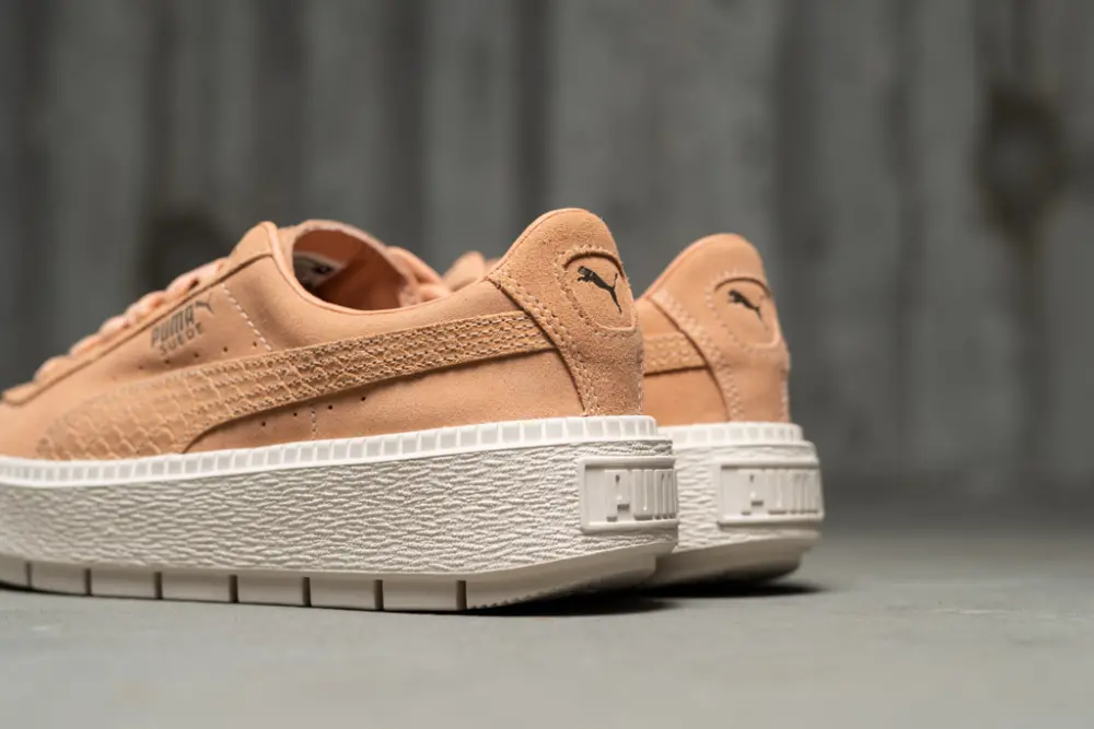 Giày Puma Suede Platform Animal 'Orange Pink' 367814-03 - Ảnh 4
