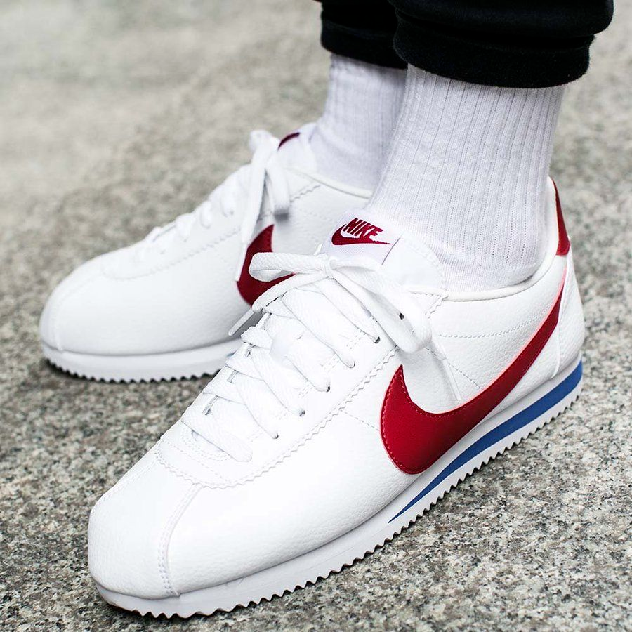 Giày Nike Cortez Basic Leather OG 'Forrest Gump' 882254-164 - Ảnh 5