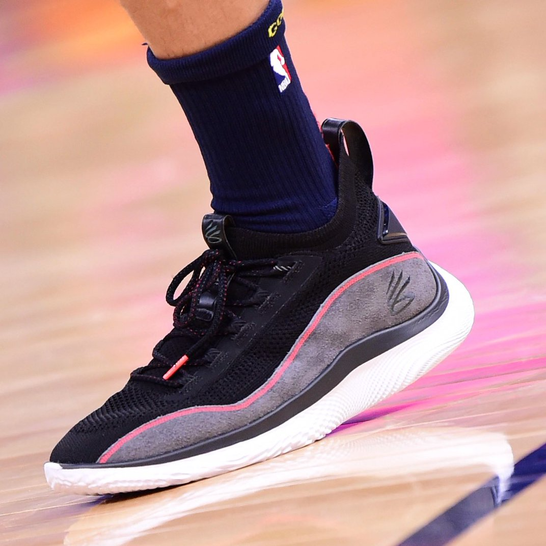 Giày Under Armour Curry Flow 8 'Flow Suede' 3024419-003 - Ảnh 4