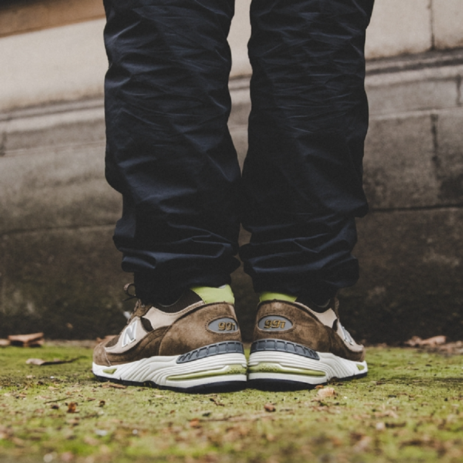 Giày New Balance 991 Made In England ‘Olive Brown’ M991OLB - Ảnh 3