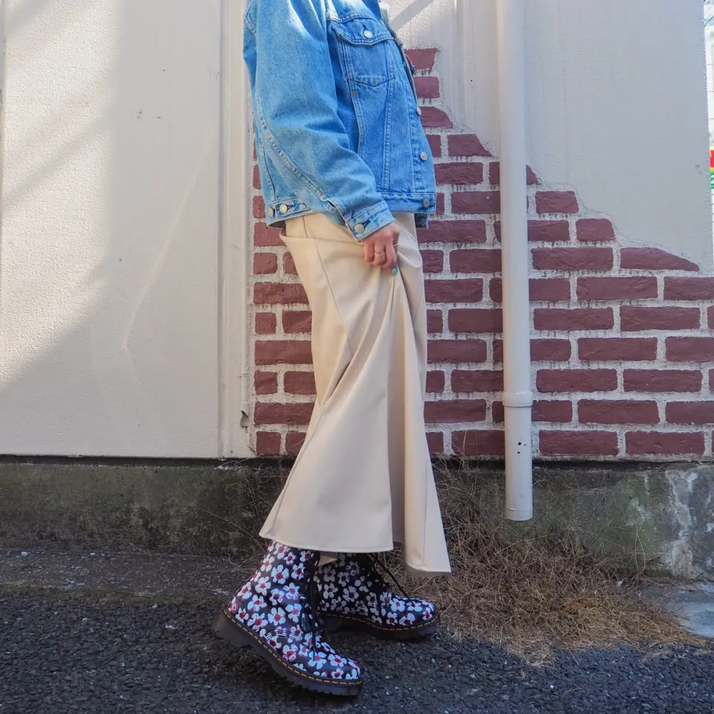 Alternative view of Giày Dr.Martens 1460 Pascal Floral Leather 'Muticolor' 26456002