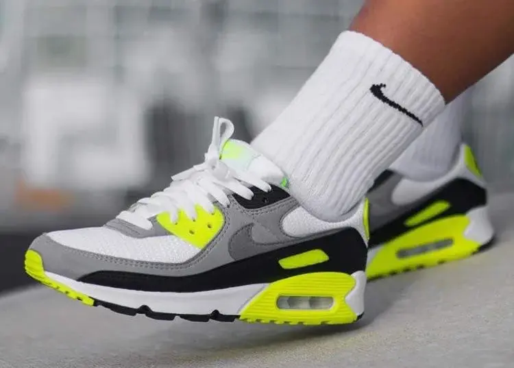 Giày Nike Air Max 90 GS 'Volt' CD6864-101 - Ảnh 5