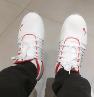 Alternative view of Giày Puma Axelion Block Men's 'White Red' 193148-02