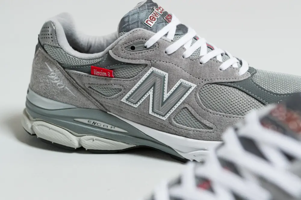 Alternative view of Giày New Balance 990v3 Made In USA 'Grey' M990VS3