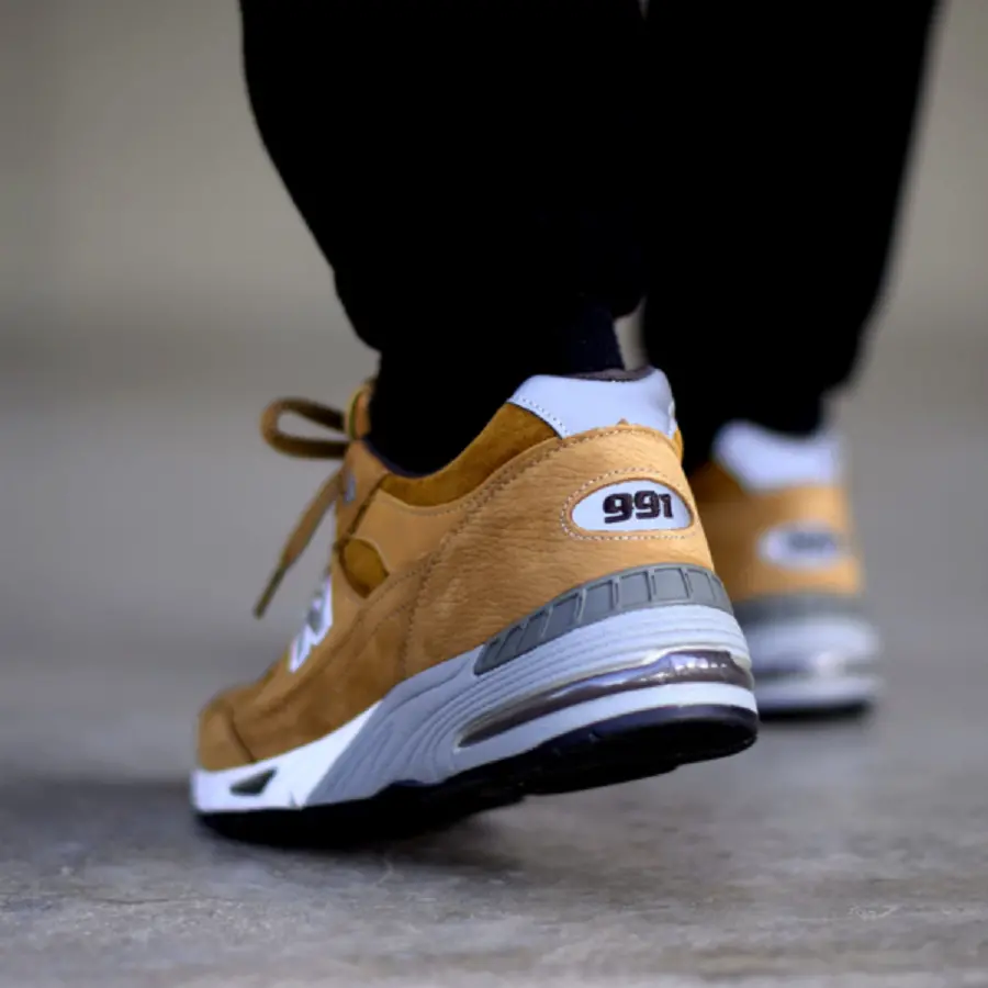Giày New Balance 991 Made In UK Brown M991PNT - Ảnh 3